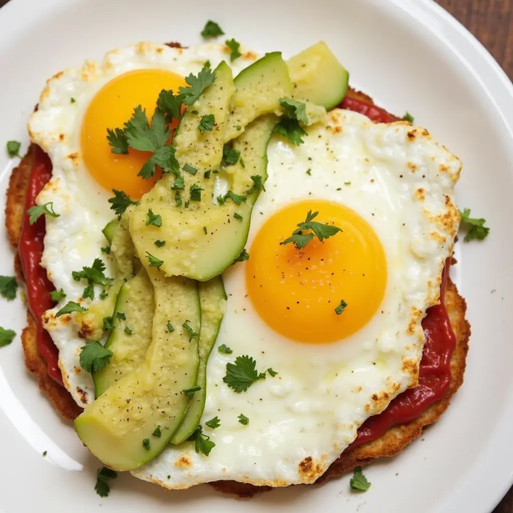 Easy Red Chile Tostadas with Eggs Recipe