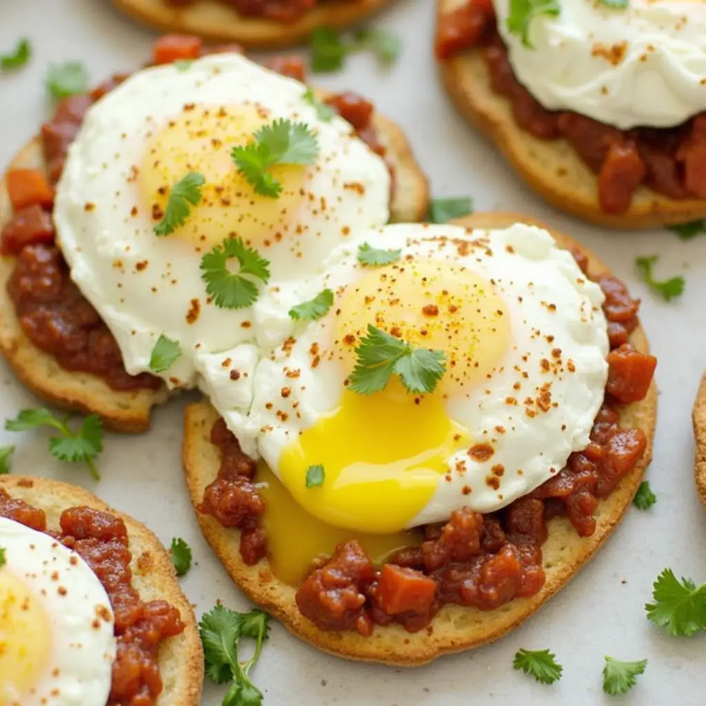 Easy Red Chile Tostadas with Eggs: Quick and Tasty Meal Idea
