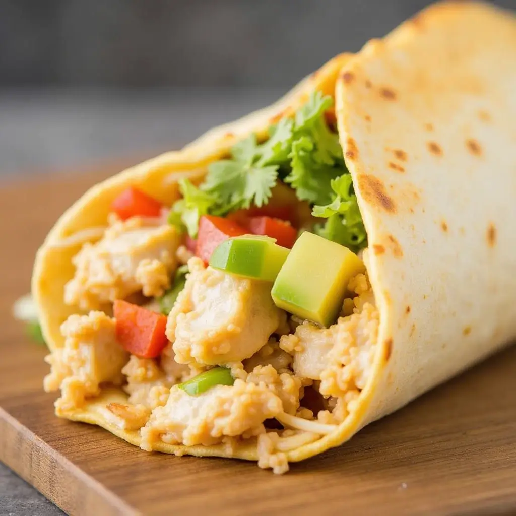 How to Assemble a Taco Bell-Style Chicken Burrito