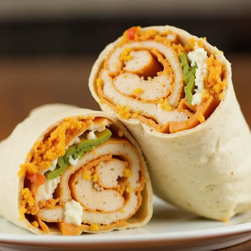 Perfectly Assembled Taco Bell-Style Chicken Burrito