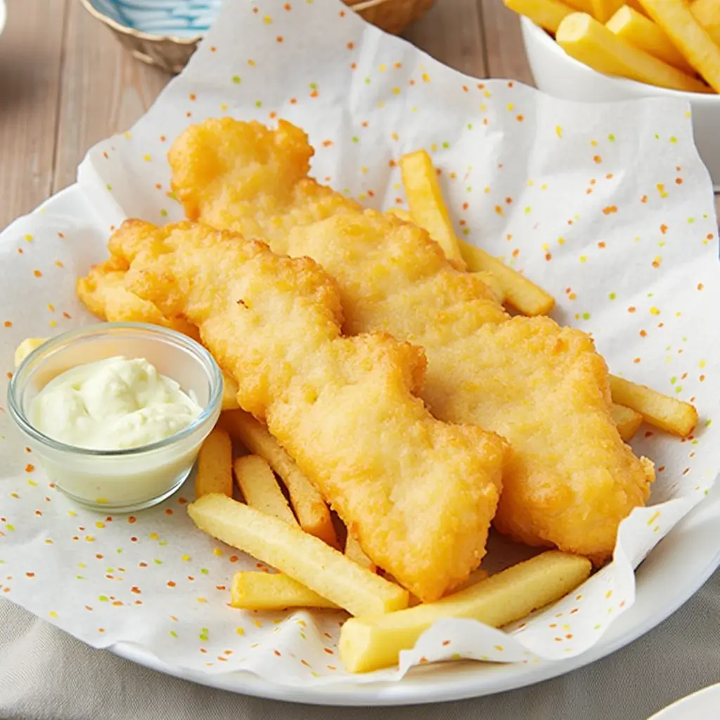 Perfect Homemade Fish and Chips with Crispy Batter and Golden Fries