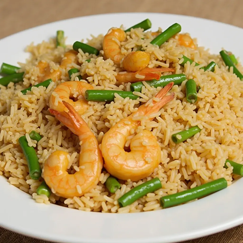 Quick and Easy Shrimp Fried Rice with Veggies and Fluffy Rice