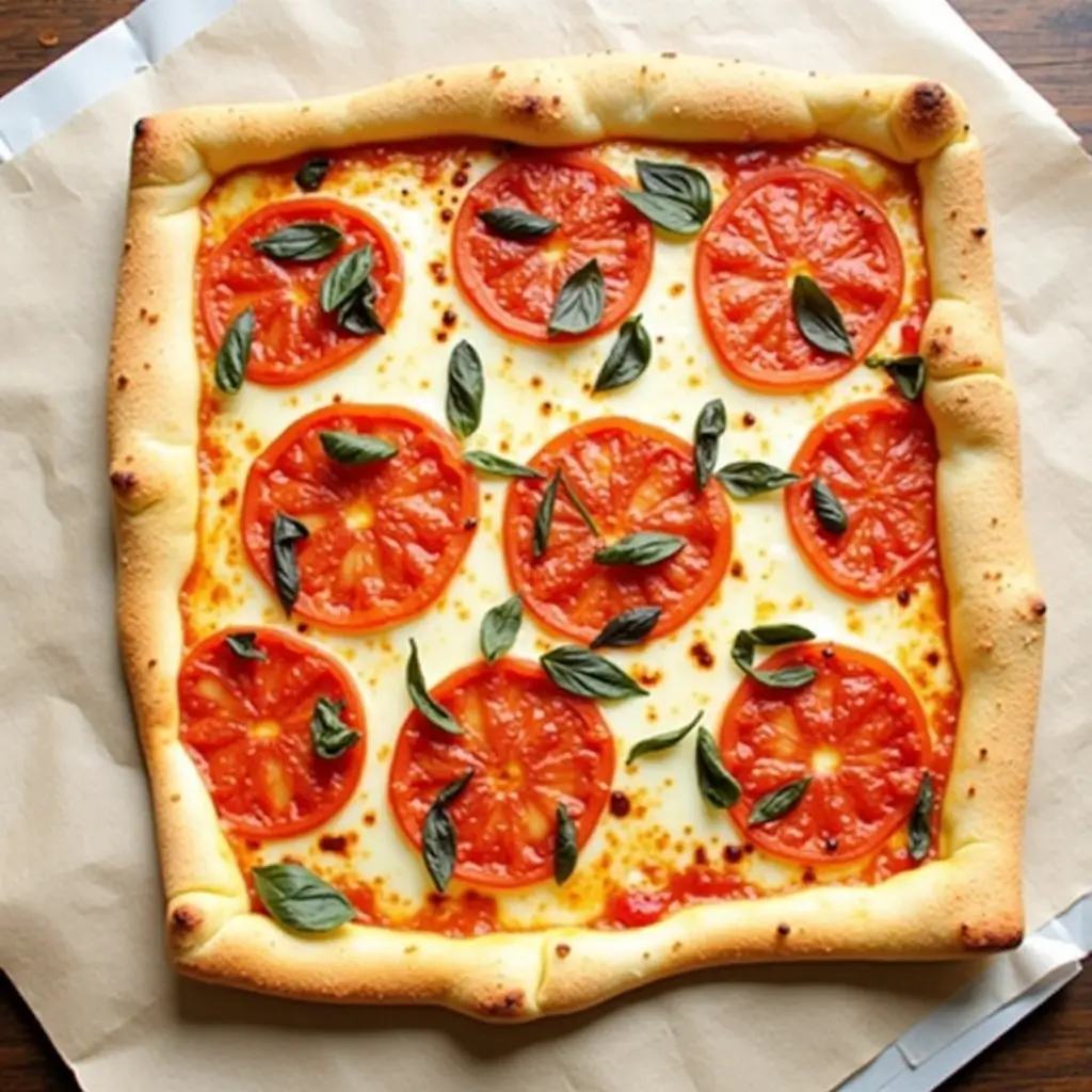 Perfect Emmy Squared Pizza Margherita Recipe