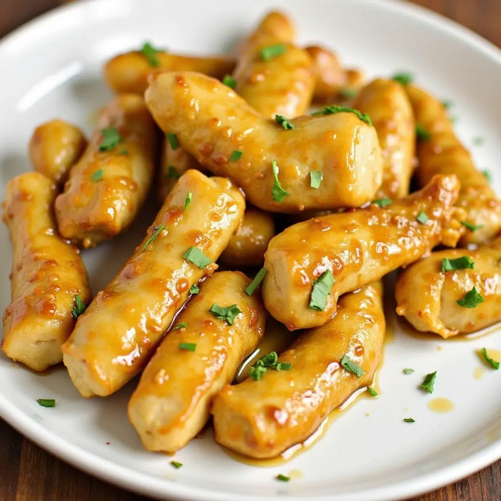 Sweet and Tangy Honey Mustard Marinade Infusing Flavor into Chicken"