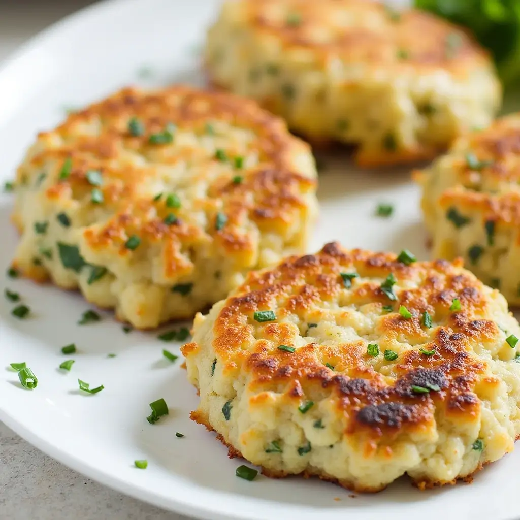 Crispy Golden Crab Cakes with Lemon and Herbs